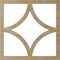 Ekena Millwork Statesman Wood Fretwork Pierced Ceiling Medallion, Hickory, 38"OD x 24 1/4"ID x 1/4"T CMWP38X38X0250STHI - alternate 3